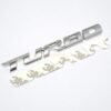 Turbo 3D Metal Autocollants Badge accessoire auto maroc