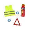 Pack de sécurité voiture -Triangle d'en panne + Gilet fluorescent + Extincteur accessoires voitures sofimep maroc
