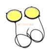 LED ronde flexible blanc lampe voiture 2 PCS 12V DC 90 mm accessoires voitures sofimep maroc