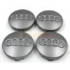 AUDI Logo Jantes 4 PCS 60 mm accessoires voitures sofimep maroc accessoires voitures sofimep maroc