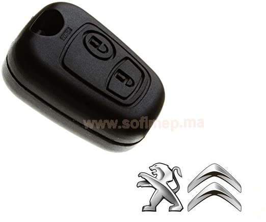 Coque Clé Volkswagen Skoda Seat 2 BOUTON - Sofimep