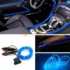 LED Décoration Tableau de Bord Voiture Bleu 2 Mètre accessoires voitures sofimep maroc