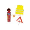 Pack de sécurité voiture -Triangle d’en panne + Gilet fluorescent + Extincteur accessoires voitures sofimep maroc