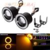 Projecteur LED jaune Ring Angel Light de lampe accessoires voitures sofimep maroc