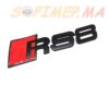 RS8 Audi Badge de voiture 3D métal accessoires voitures sofimep maroc