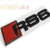 RS6 Audi Badge de voiture 3D métal accessoires voitures sofimep maroc